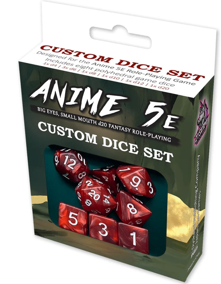 Anime 5e RPG: Dice Set (8)