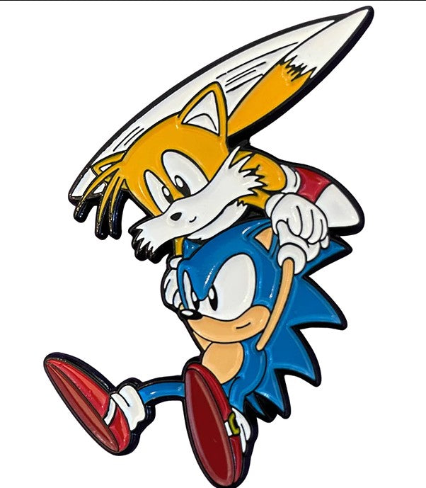 Enamel Pin: Sonic the Hedgehog - Sonic Tails Flying