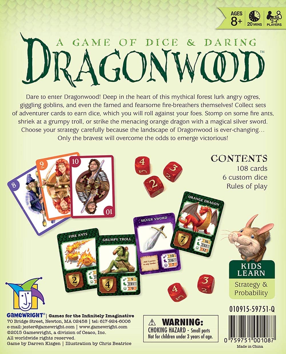 Dragonwood: A Game of Dice and Daring
