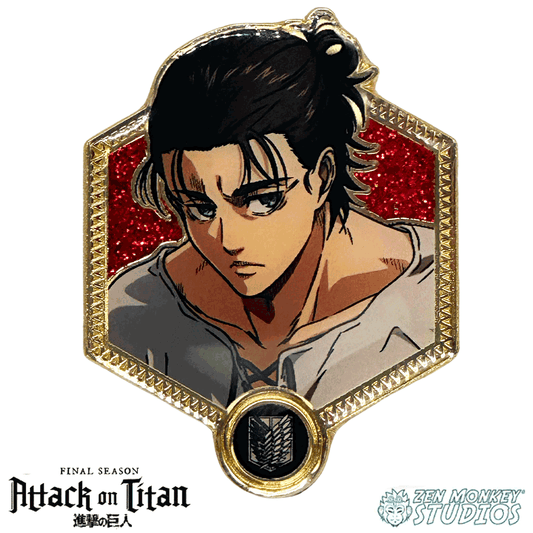 Enamel Pin: Attack on Titan - Eren Yaeger (Golden Series 2)