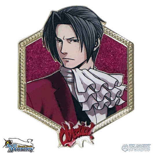 Enamel Pin: Ace Attorney - Miles Edgeworth (Golden Series 2)