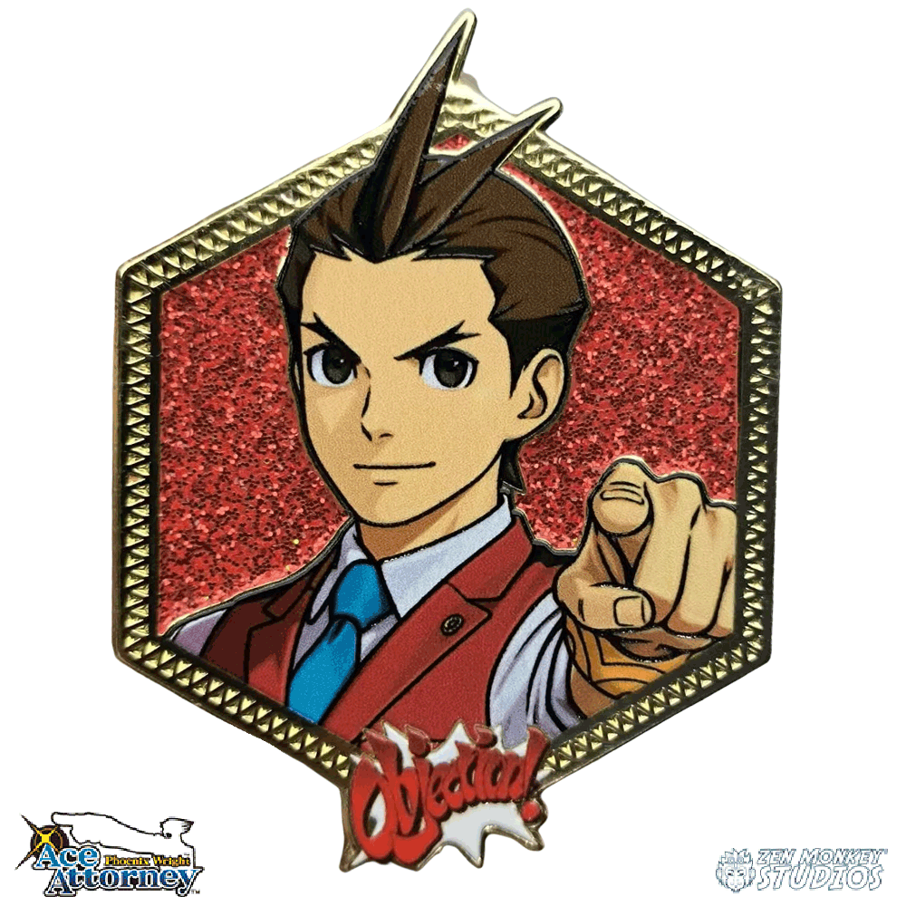 Enamel Pin: Ace Attorney - Apollo Justice (Golden Series 2)