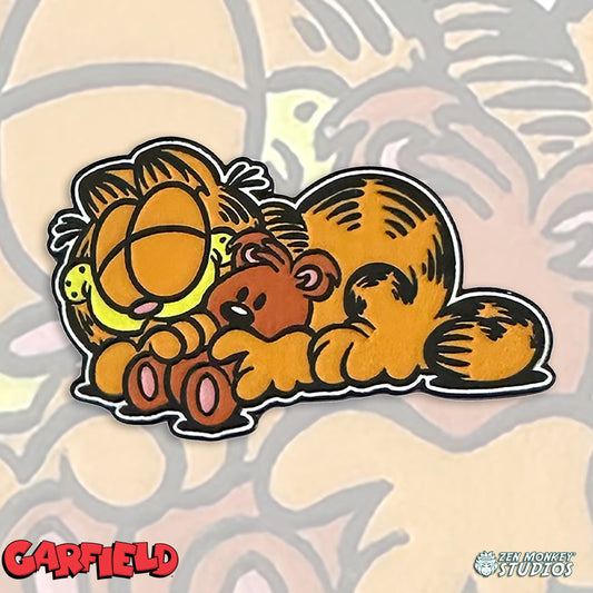 Enamel Pin: Garfield and Pookie