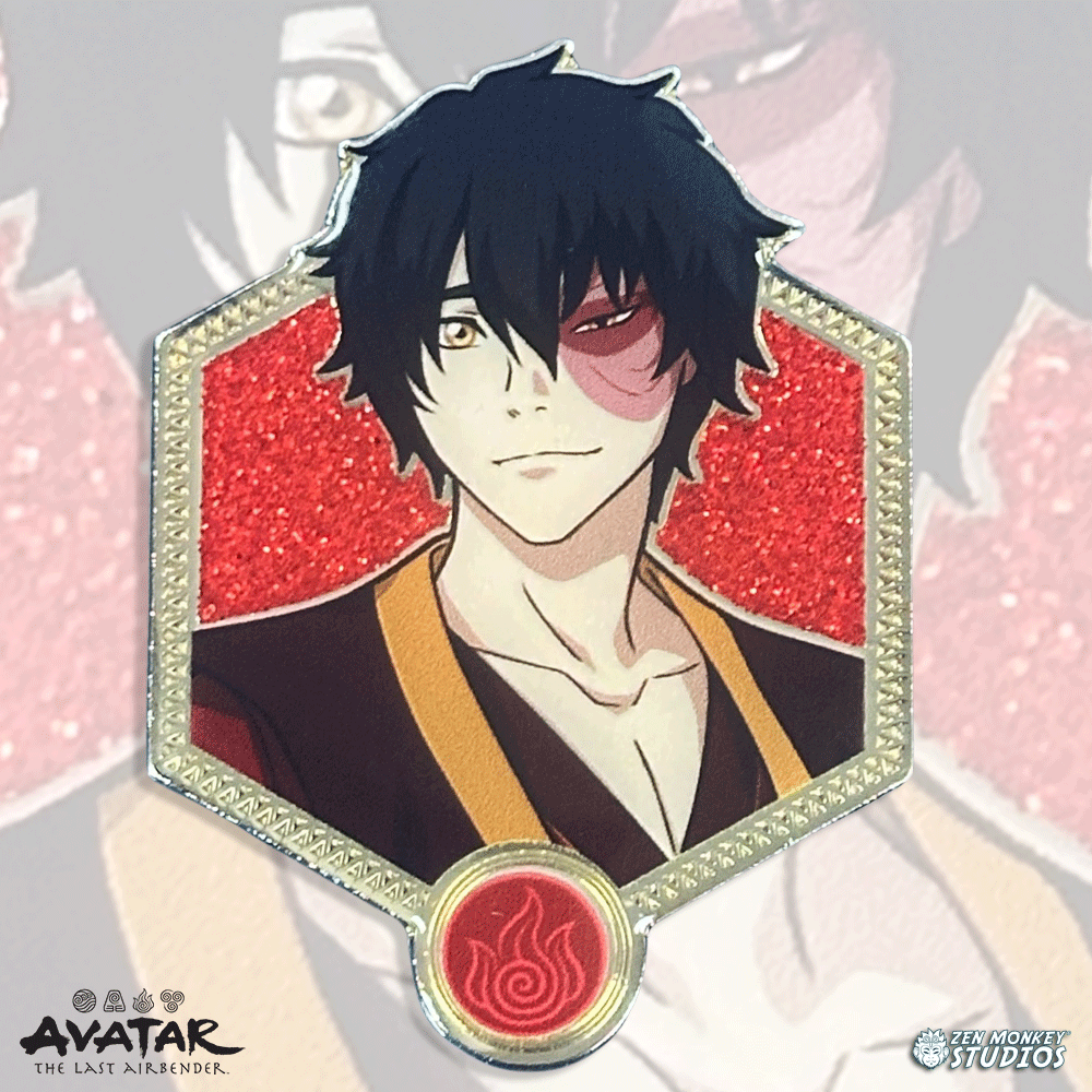 Enamel Pin: The Last Airbender - Zuko (Golden Series 2)