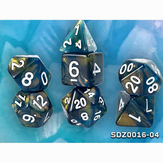 Treasure Series Dice: Onyx (7)