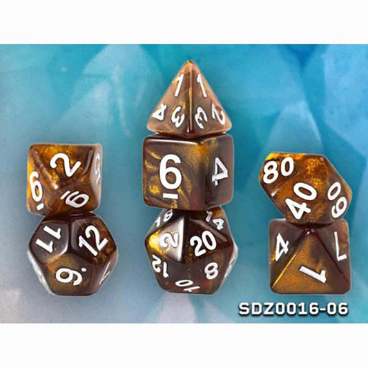 Treasure Series Dice: Topaz (7)