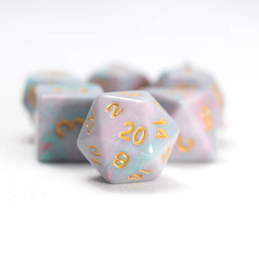 Sirius Dice Set: Unicorn - Pink (7-Set)