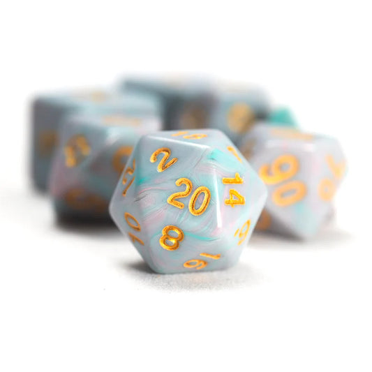 Sirius Dice Set: Unicorn - Teal (7-Set)