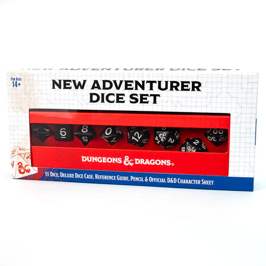 Sirius D&D New Adventurer Dice Set: Black (11-Set)