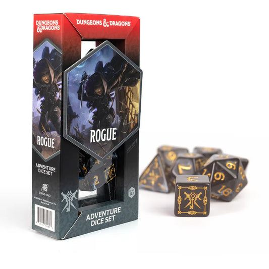 Sirius D&D Adventure Dice Set: Rogue - Black (15-Set)