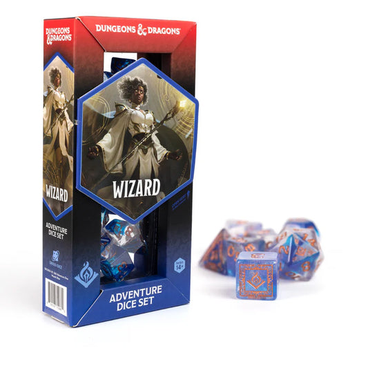 Sirius D&D Adventure Dice Set: Wizard - Blue (16-Set)