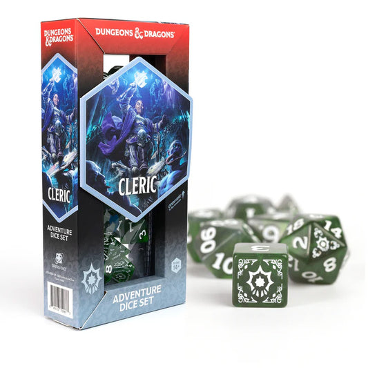 Sirius D&D Adventure Dice Set: Cleric - Green (15-Set)