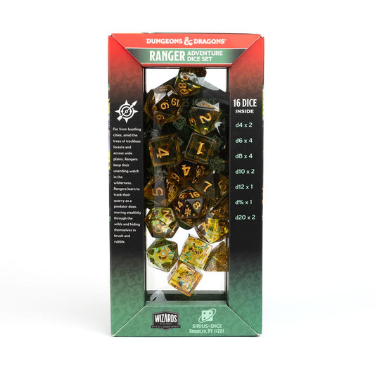 Sirius D&D Adventure Dice Set: Ranger - Multi-Colored (16-Set)