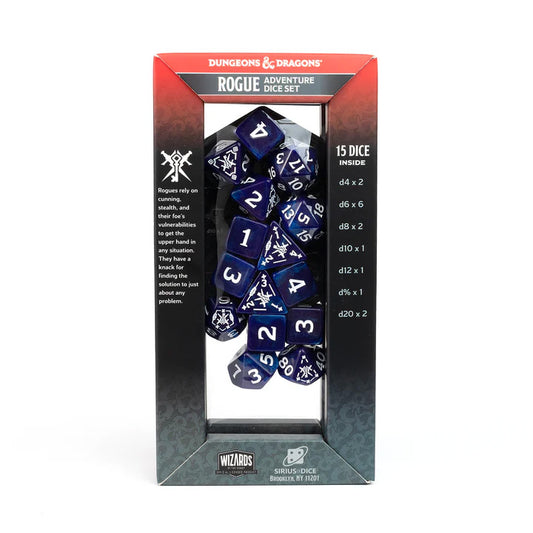Sirius D&D Adventure Dice Set: Rogue - Purple (15-Set)
