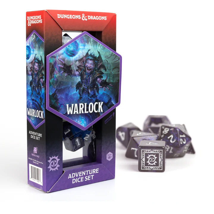 Sirius D&D Adventure Dice Set: Warlock - Purple (16-Set)