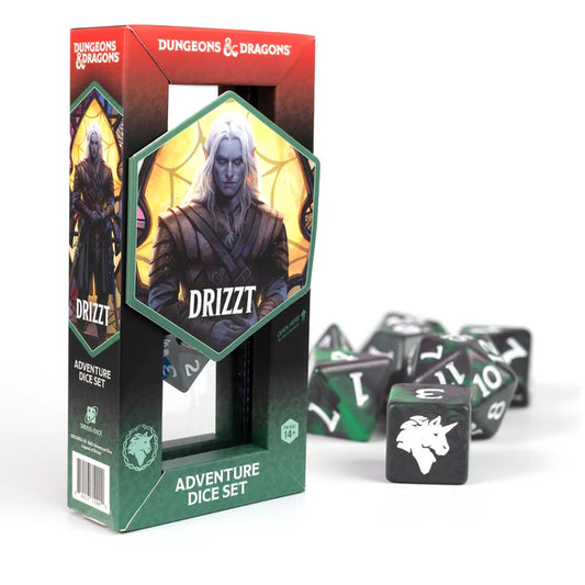 Sirius D&D Adventurer Dice Set: Legend of Drizzt (7-Set)