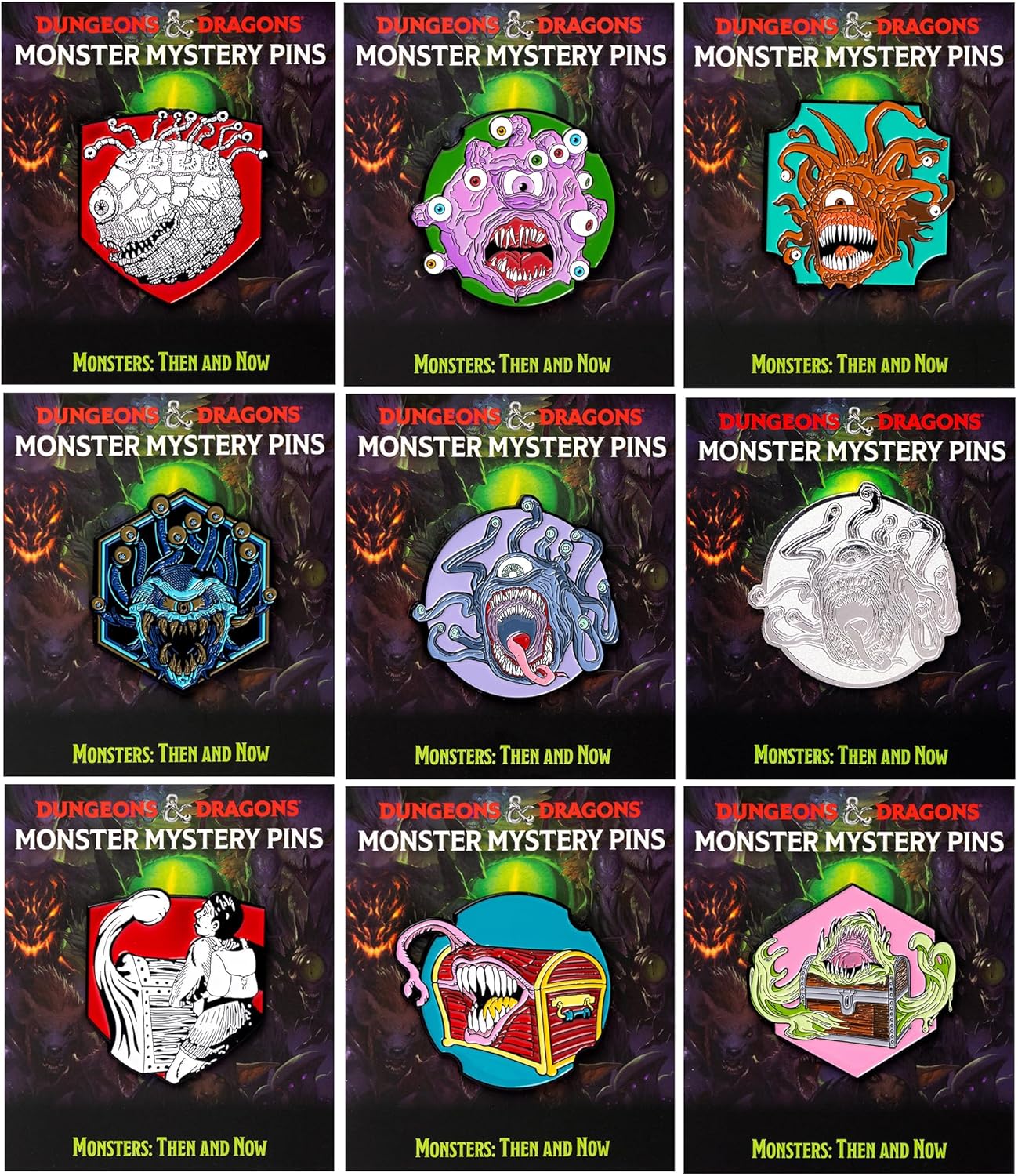 Dungeons & Dragon: Monster Mystery Pins