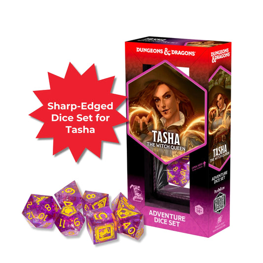 Sirius D&D Adventure Sharp-Edged Dice Set: Tasha the Witch Queen (7)
