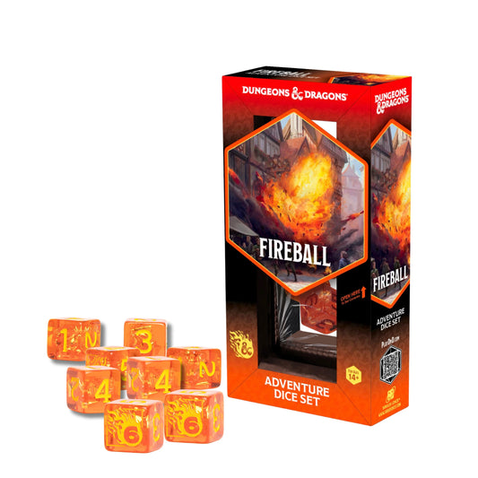 Sirius D&D Adventure d6 Dice Set: Fireball (8)