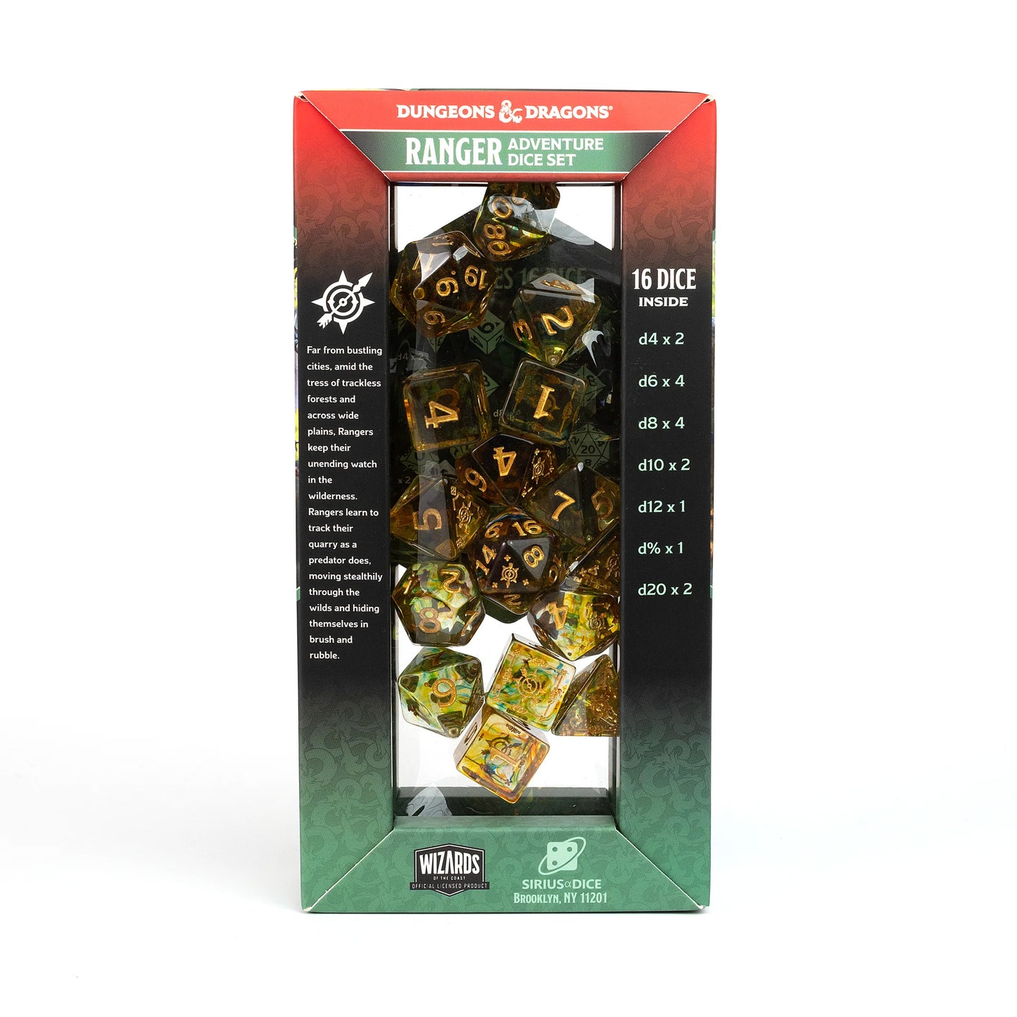 Sirius D&D Adventure Dice Set: Ranger - Multi-Colored [2024 Version]