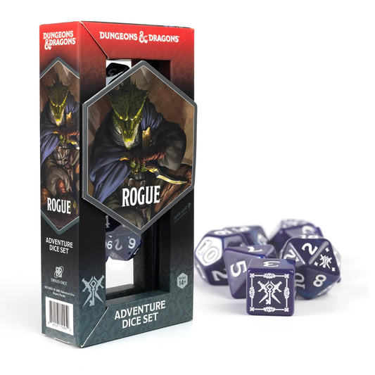 Sirius D&D Adventure Dice Set: Rogue - Purple (15) [2024 Version]
