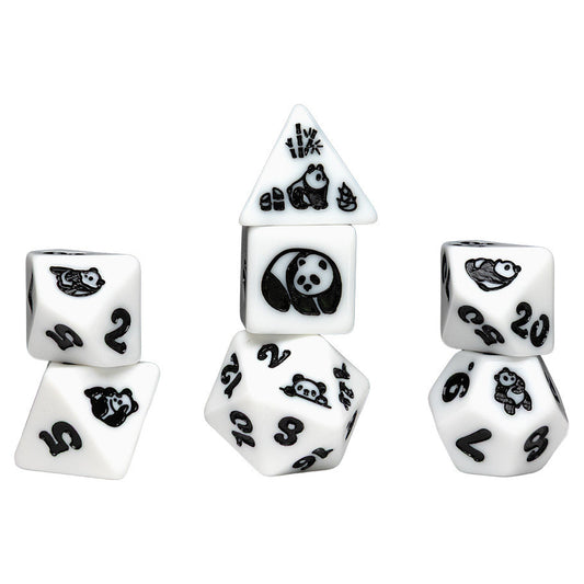 Sirius Animal Dice Set: Moon Panda (7)