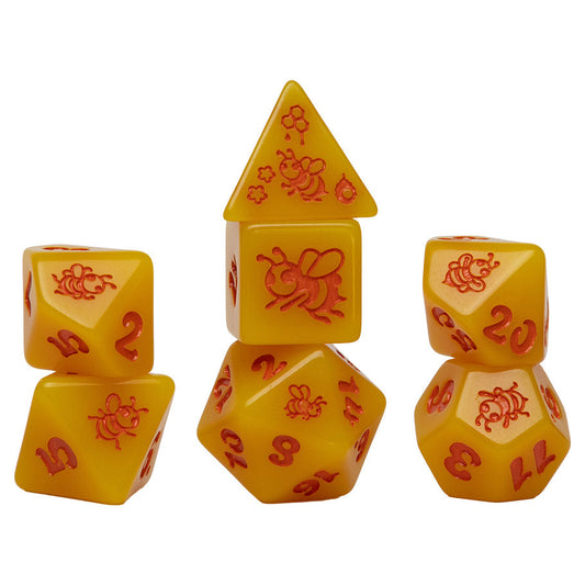 Sirius Animal Dice Set: Golden Buzz (7)