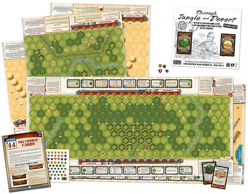 Memoir '44: The Battle Map Series II - V2  Through Jungle & Desert