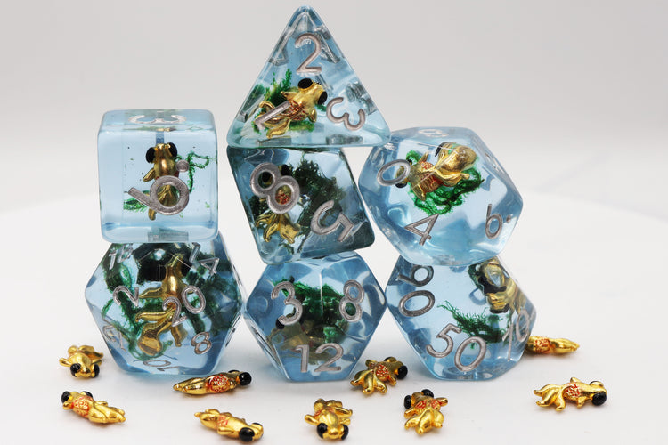 Foam Brain Games Dice Set: Goldfish (7)
