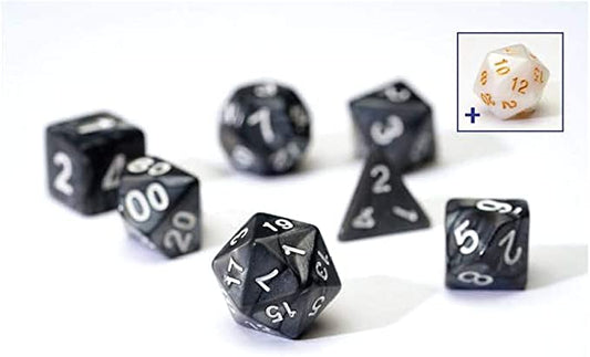 Sirius Dice: Pearl Charcoal Grey (7)