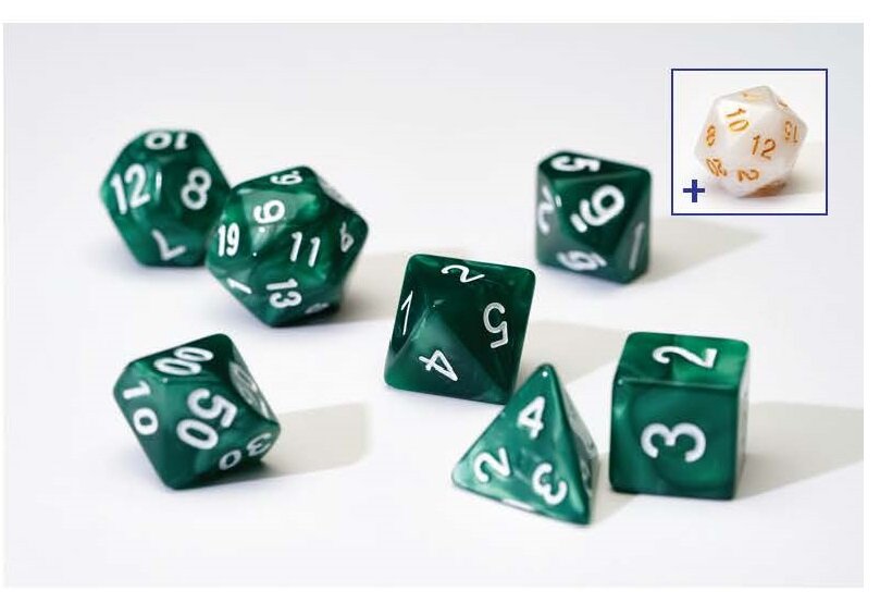 Sirius Dice Set: Pearl Green