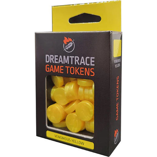 Dreamtrace Game Tokens: Venomous Yellow (40)