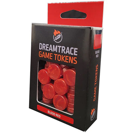 Dreamtrace Game Tokens: Blood Red (40)