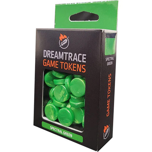 Dreamtrace Game Tokens: Spectral Green (40)