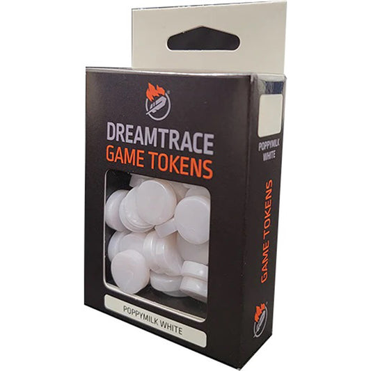 Dreamtrace Game Tokens: Poppymilk White (40)