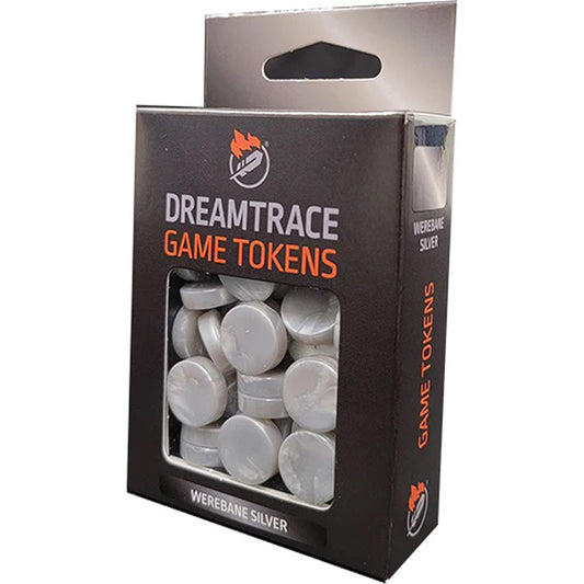 Dreamtrace Game Tokens: Werebane Silver (40)