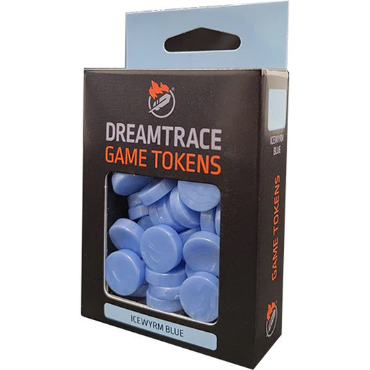 Dreamtrace Game Tokens: Icewyrm Blue (40)