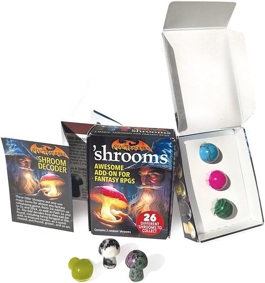 Stat Trackers 'shrooms: 3 Random Shrooms + Decoder