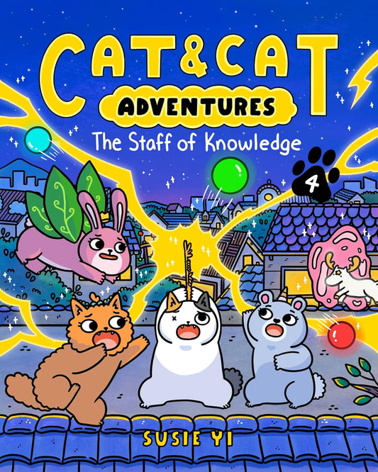 Cat & Cat Adventures: The Staff of Knowledge: A Graphic Novel – Book 4 (Hardcover)