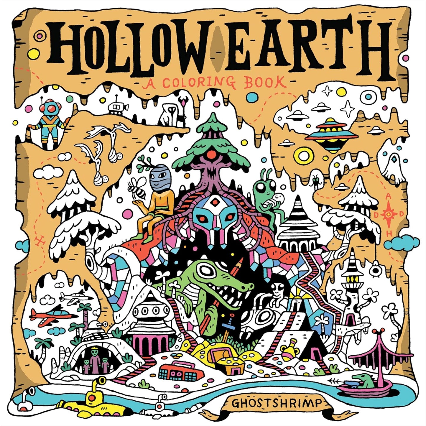 Hollow Earth: A Coloring Book