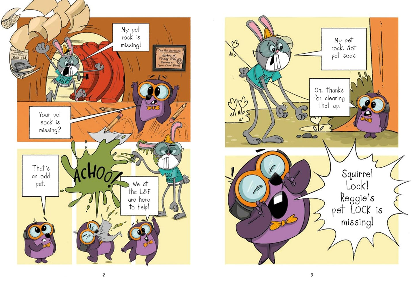 Squirrel Lock Holmes #1: The Pet Rock Mystery