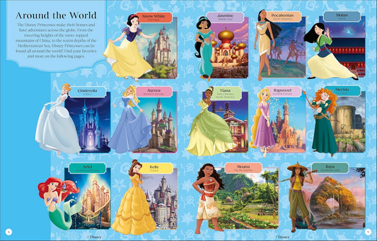 Disney Princess Enchanted Worlds: Look Inside the Spellbinding Kingdoms (Hardcover)