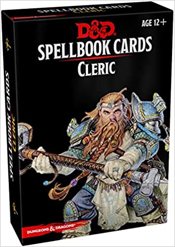 D&D 5E RPG: Spellbook Cards - Cleric