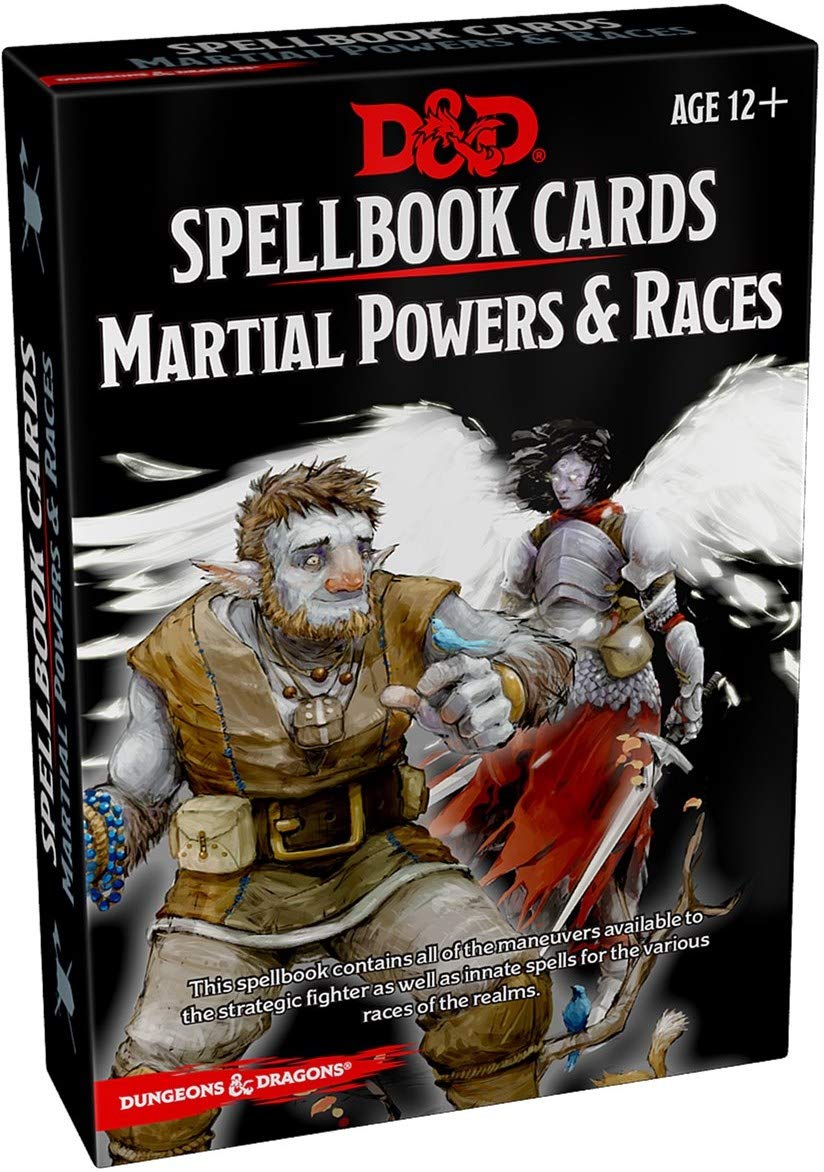 Dungeons & Dragons Spellbook Cards: Martial & Race