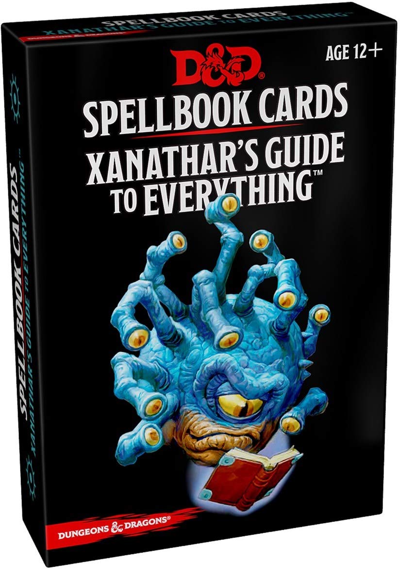 D&D 5E RPG: Spellbook Cards - Xanathar's Guide to Everything