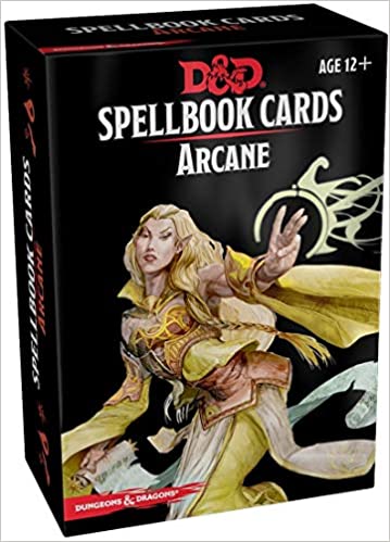 D&D 5E RPG: Spellbook Cards - Arcane