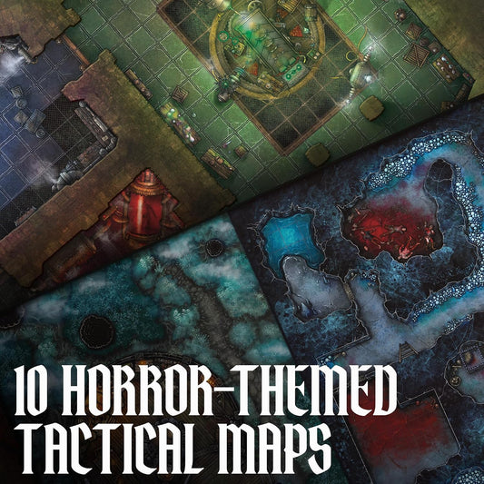 D&D 5E RPG: Ravenloft: The Horrors Within - Map Pack
