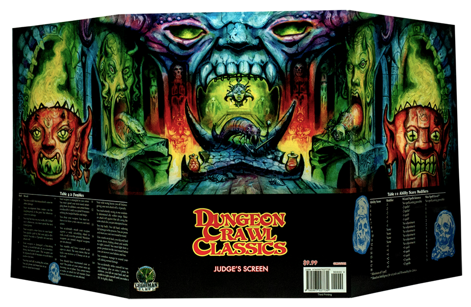 Dungeon Crawl Classics RPG Judge’s Screen