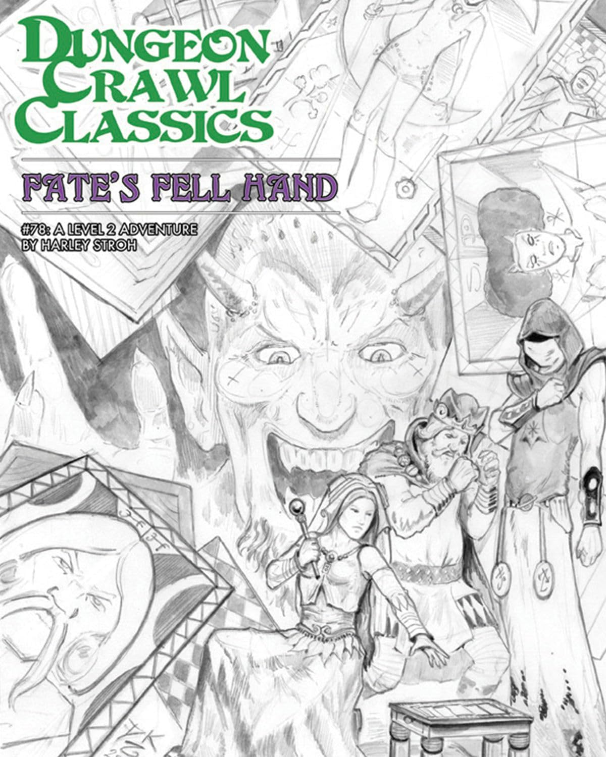 Dungeon Crawl Classics #78: Fate’s Fell Hand (Sketch Cover)