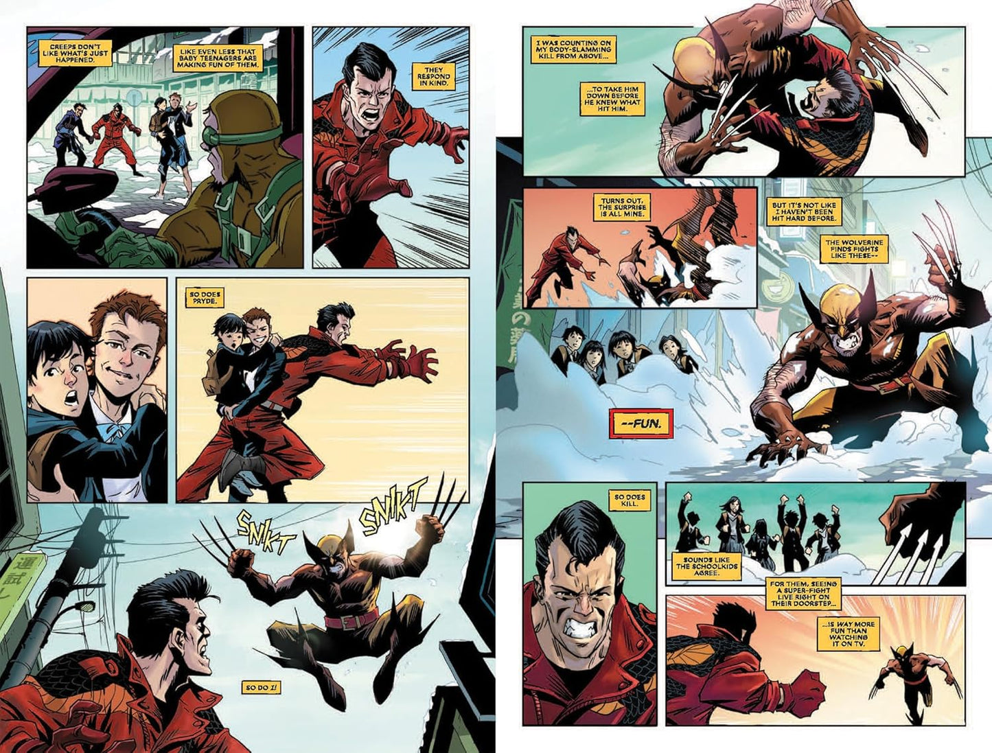 Wolverine and Kitty Pryde